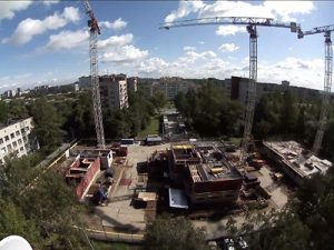 Видеонаблюдение на строительных объектах от компании Линия