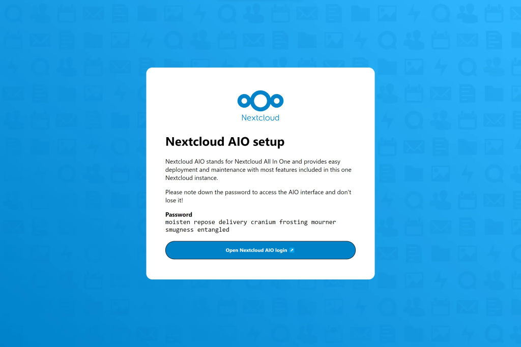 установка NextCloud